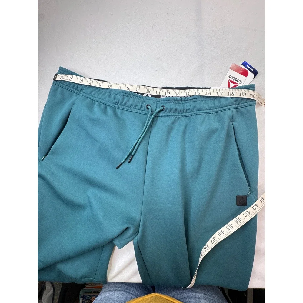 Reebok‎ RBK Flow Jogg W3 Mens 2XL Balsam Teal Straight Leg Jogger Pants NWT